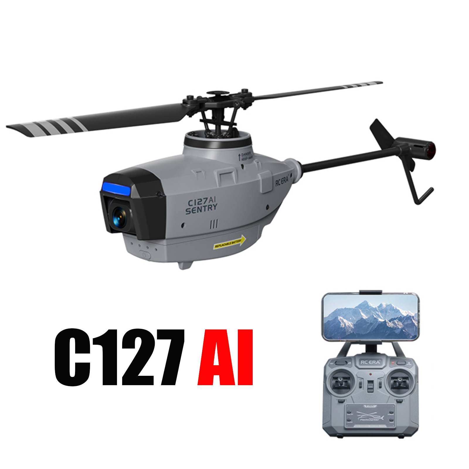 RC ERA C127AI C127 C128 2.4G 6 - огляд і ціна Drone Rc Bolide