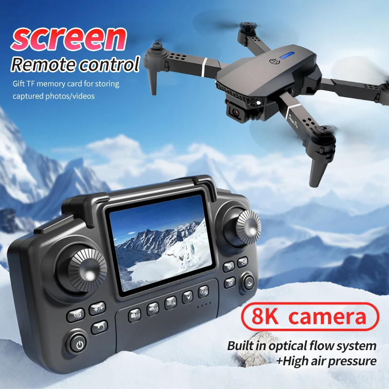 Professional E88 PRO Drone wit - огляд і ціна Drone Rc Bolide