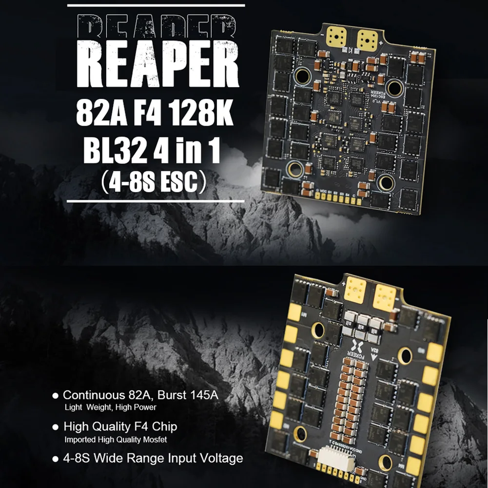 AvaCoreFoxeer Reaper V2 82a F4 - огляд і ціна Drone Reaper Rc