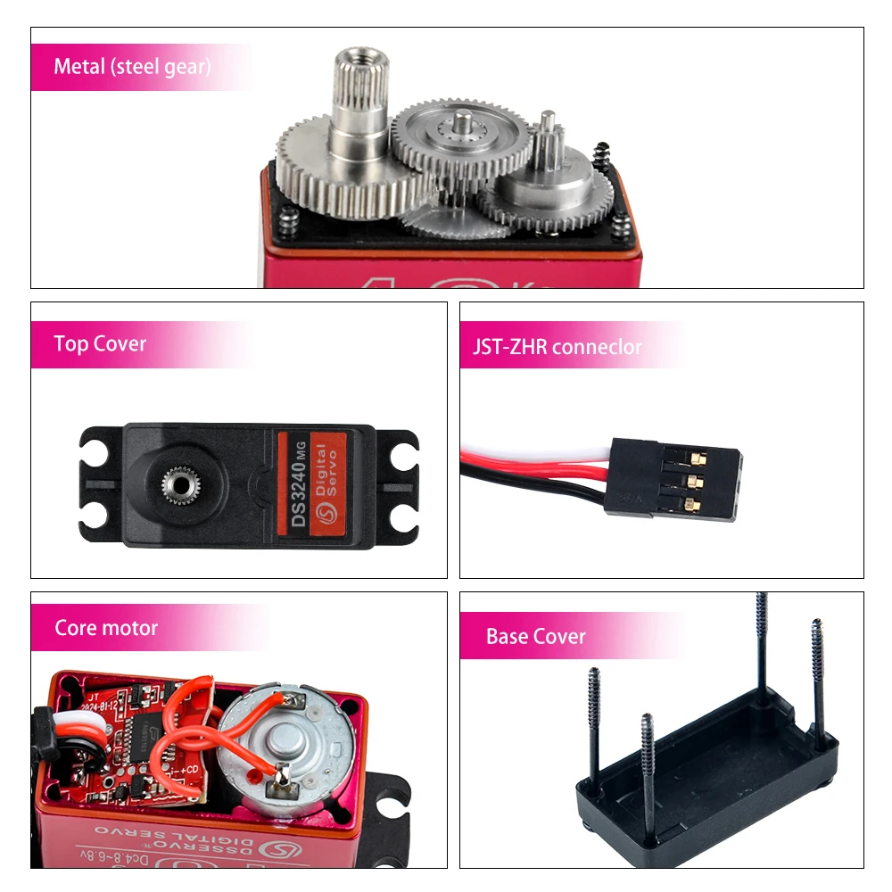 40KG Dsservo DS3240 Large Torq - огляд і ціна Rc Car Servo