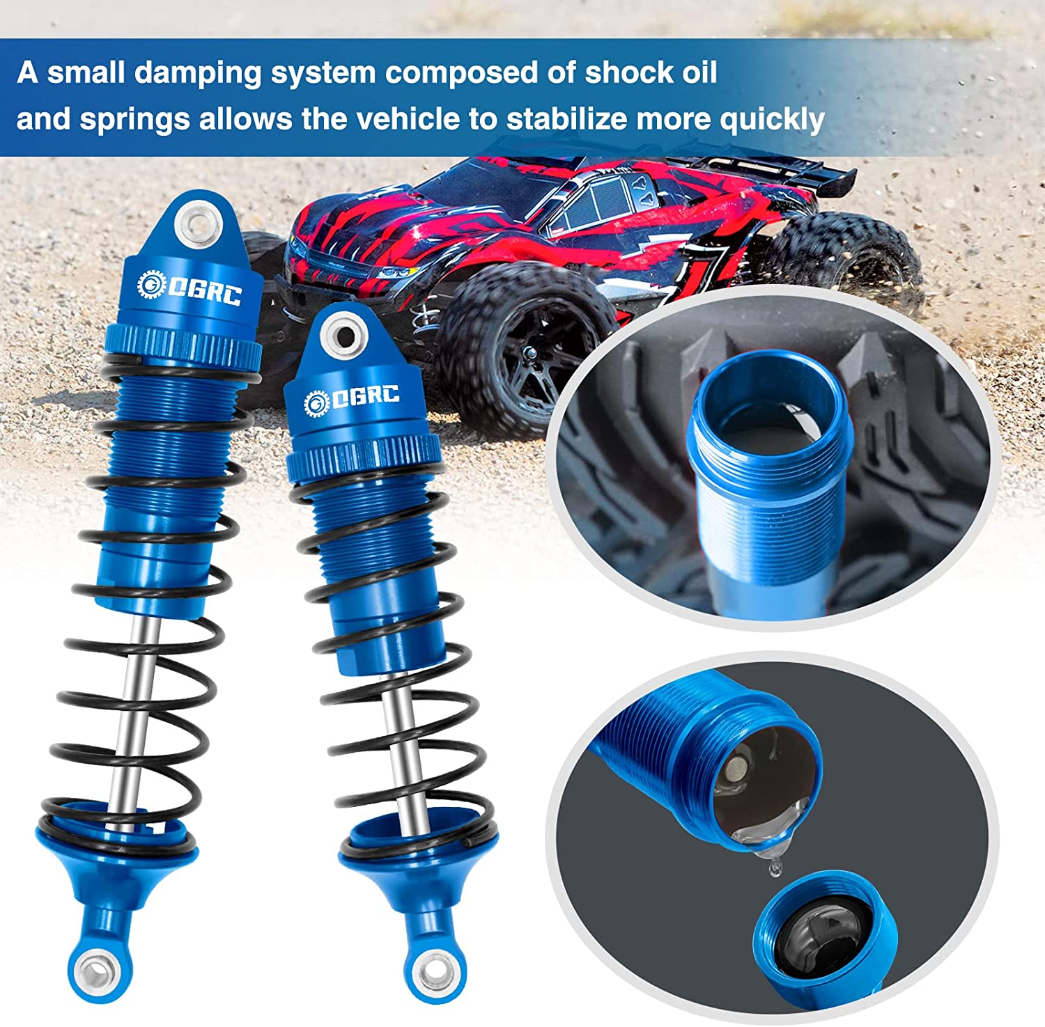 Esilun RC Oil Shock Absorber D - огляд і ціна Rc Suspension Arm