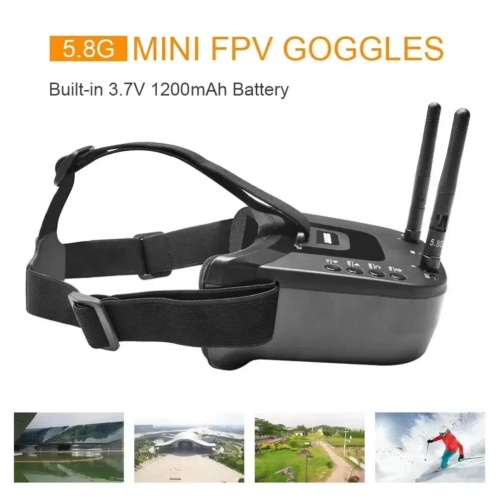 RoRuSVR009 5.8G FPV Goggles 40 - огляд і ціна Fpv Goggles Headset