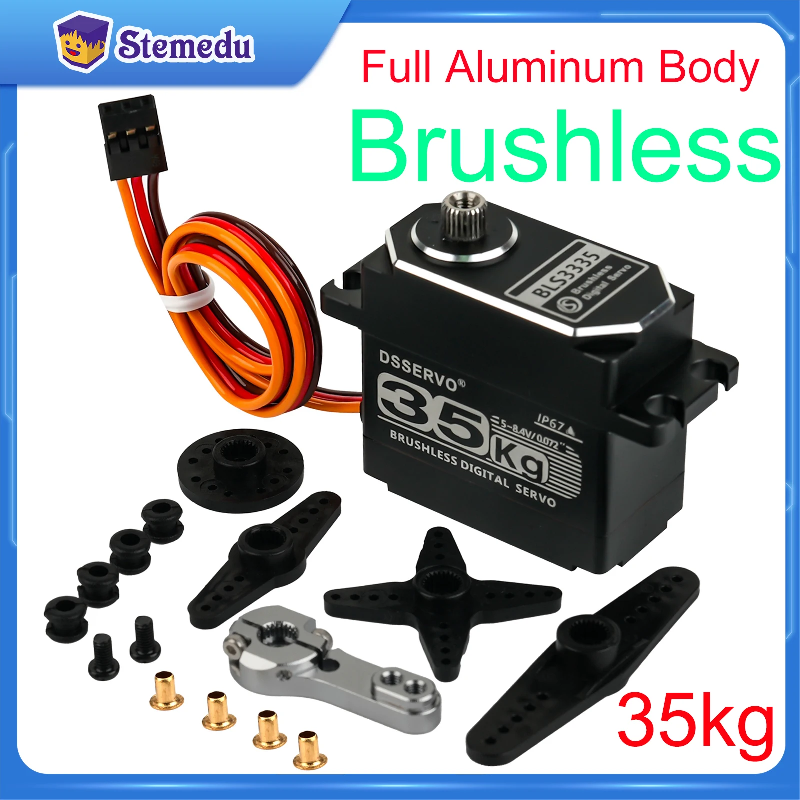 35KG BLS3335 Digital Servo Mot - огляд і ціна Rc Car Servo