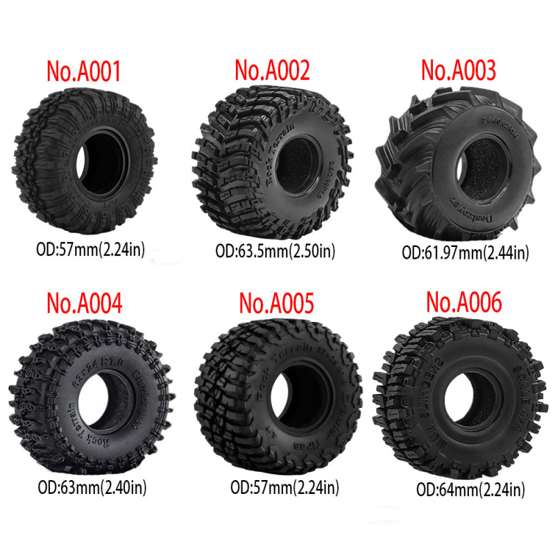 4PCS 1.0inch 57-67mm RC Crawle - огляд і ціна Rc Rock Crawler