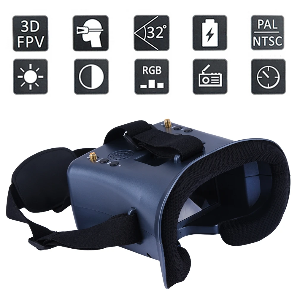 5.8G 40CH 4.3 Inch 800*480 Vid - огляд і ціна Fpv Goggles Headset
