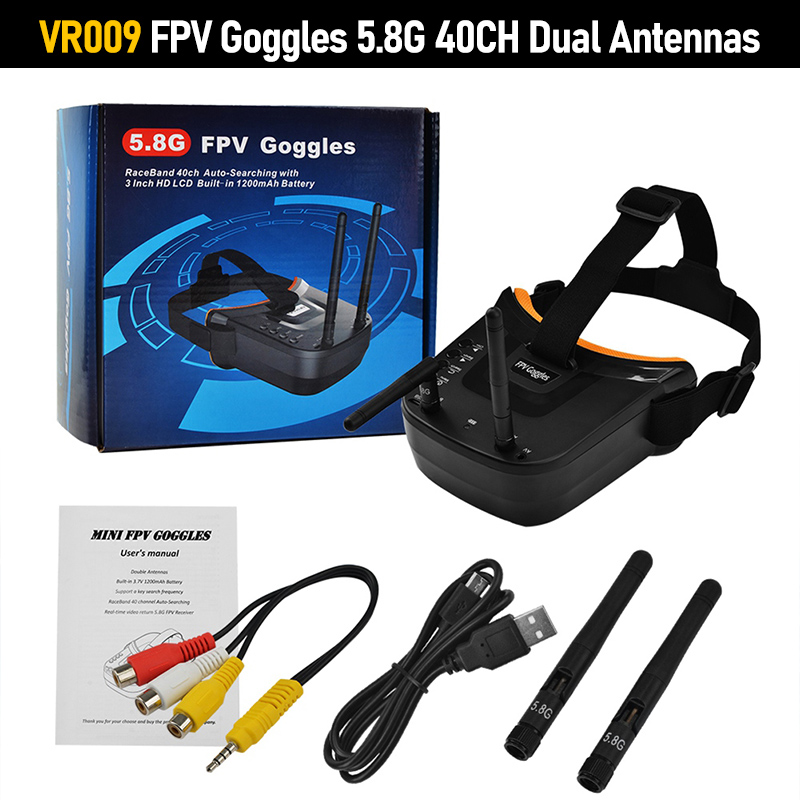 VR009 FPV Goggles 3.0 Inch 480 - огляд і ціна Fpv Goggles Headset
