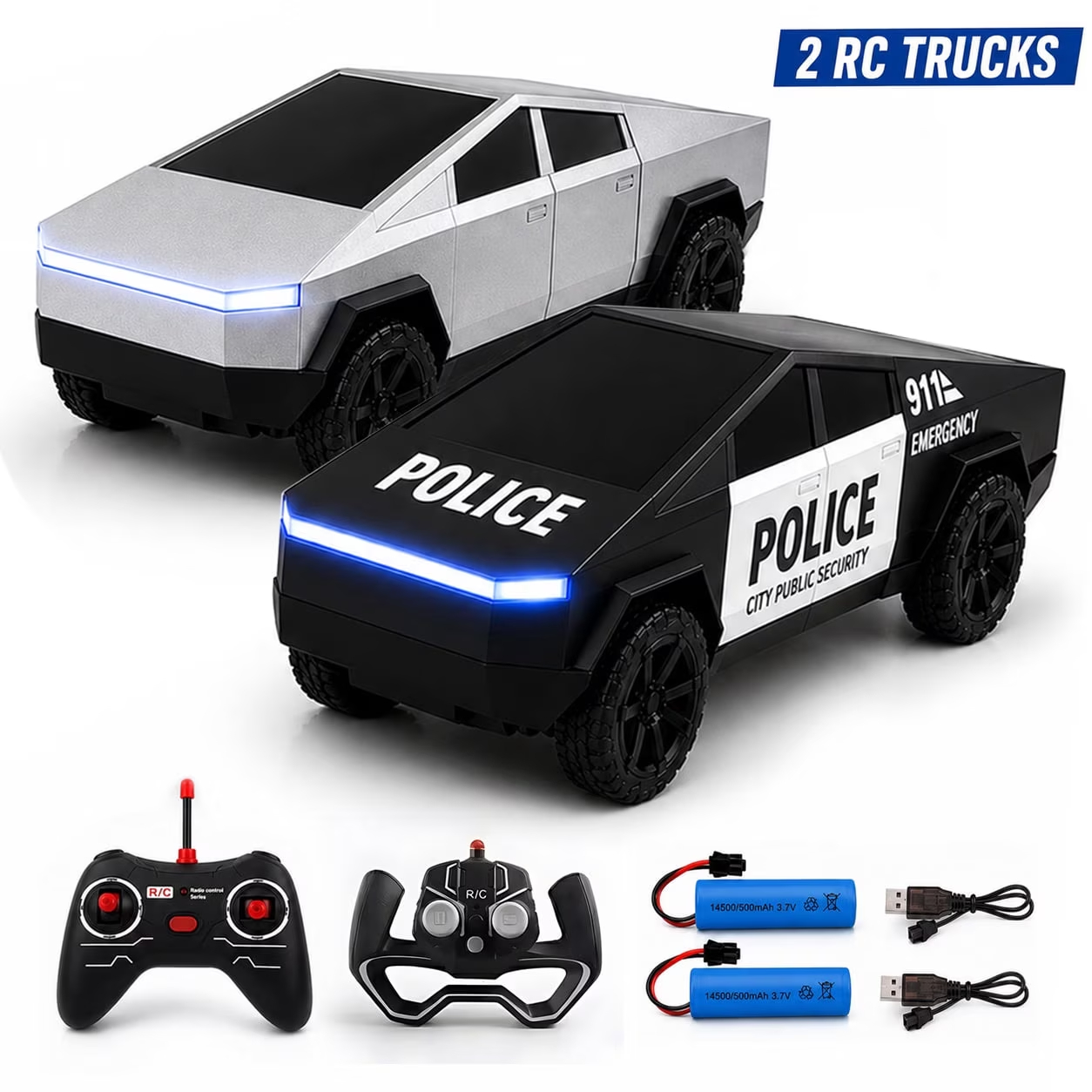2PCS RC Cyber Truck Toys Remot - огляд і ціна Drone Rc Bolide