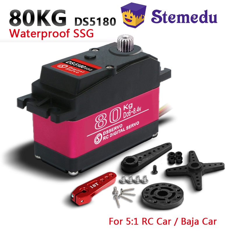Dsservo Waterproof DS5180 80KG - огляд і ціна Rc Car Servo