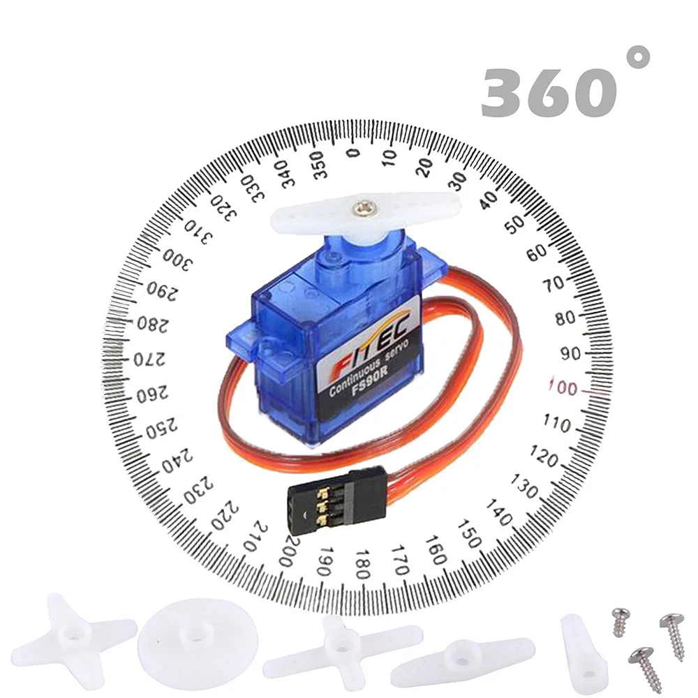 4Sets Feetech FS90R Servo 360  - огляд і ціна Rc Car Servo