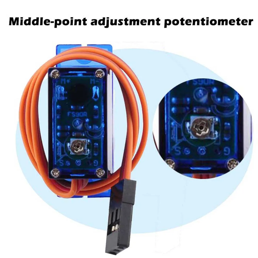 4Sets Feetech FS90R Servo 360  - огляд і ціна Rc Car Servo
